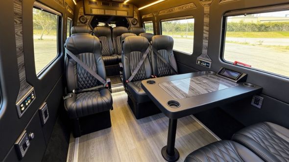 kansas city 12 passenger sprinter van interior